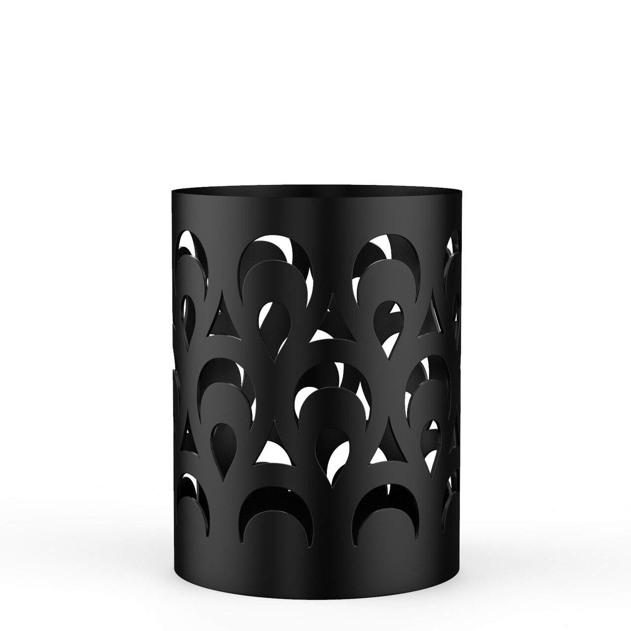 Mango Steam Tabletop Metal Peacock Pencil Cup Holder, Organizer